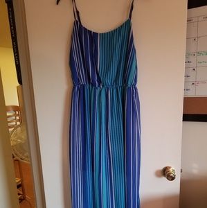 Multi-Toned Blue Summer Dress